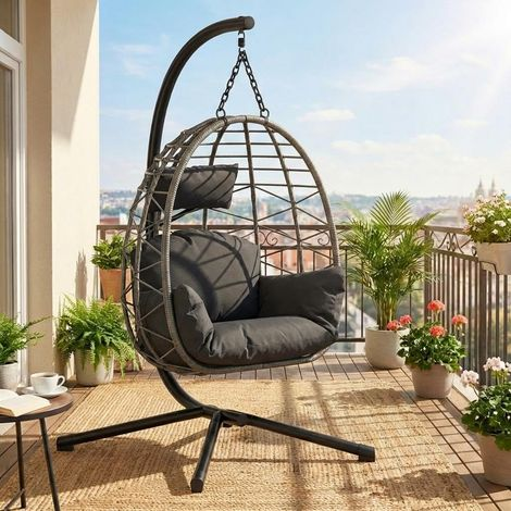 Fauteuil suspendu rotin